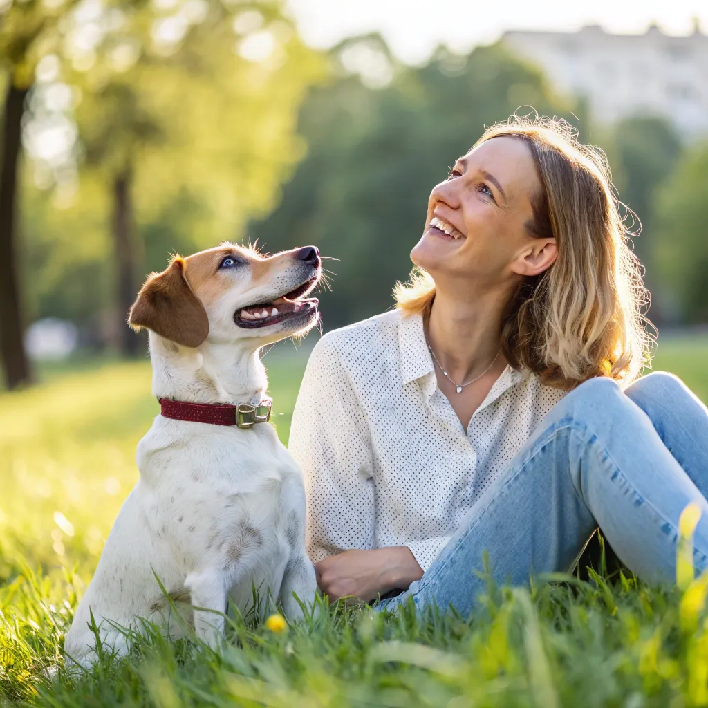 Happy Customer with her dog